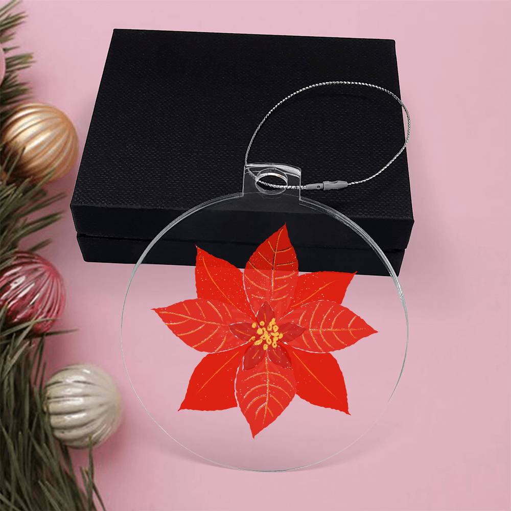 Poinsettia Ornament