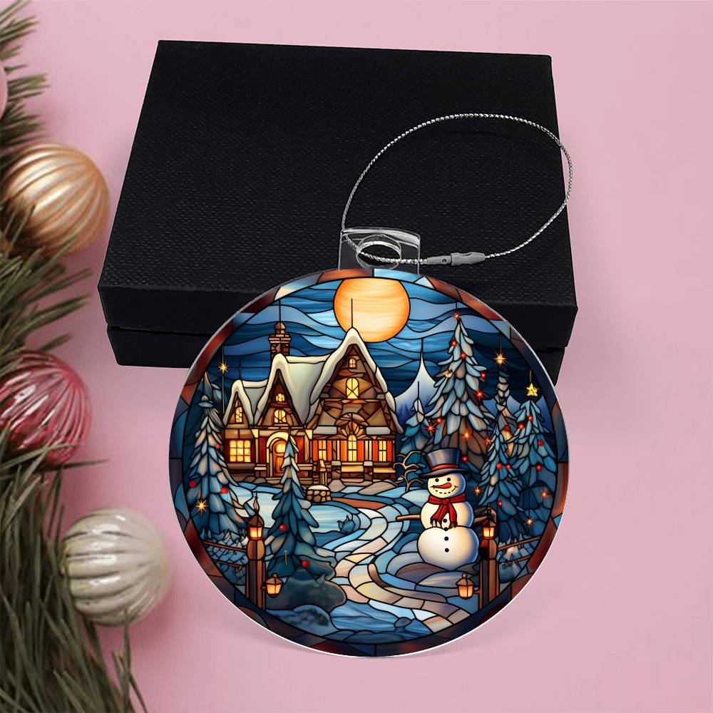 Full Moon Home Christmas Ornament - Vintage-Inspired