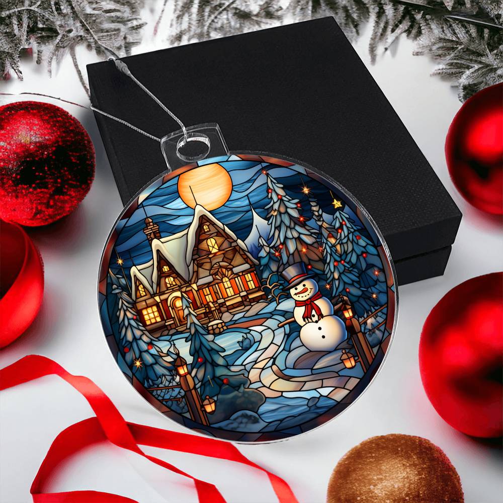 Full Moon Home Christmas Ornament - Vintage-Inspired