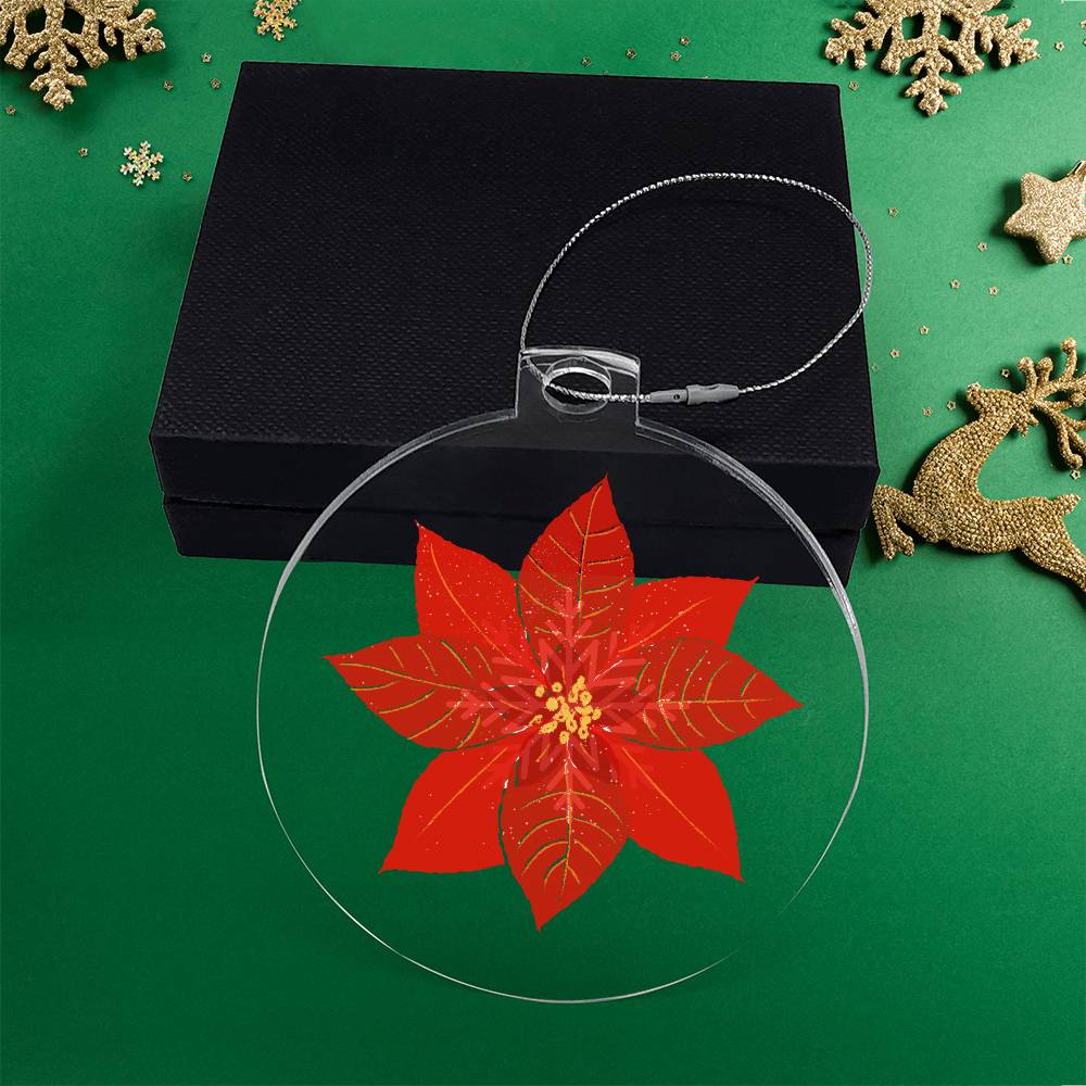 Poinsettia Ornament