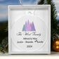 2024 Keepsake Personalized Family Name - Purple Trees Ornament