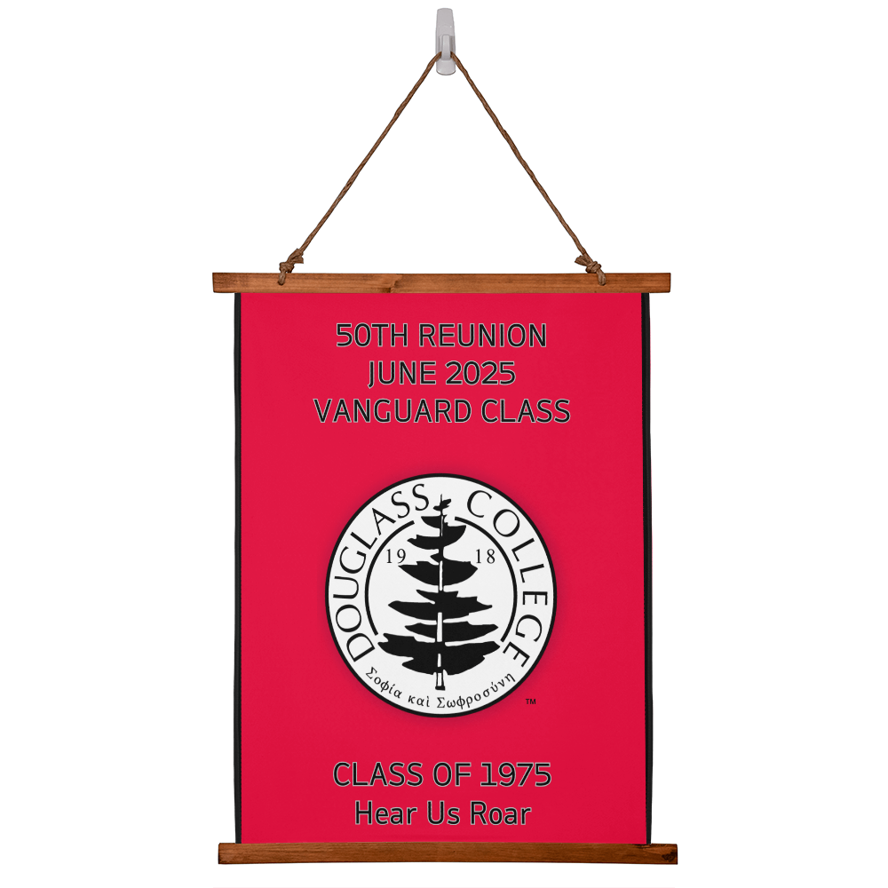Douglass College Vanguard Class Banner Tapestry - 1975