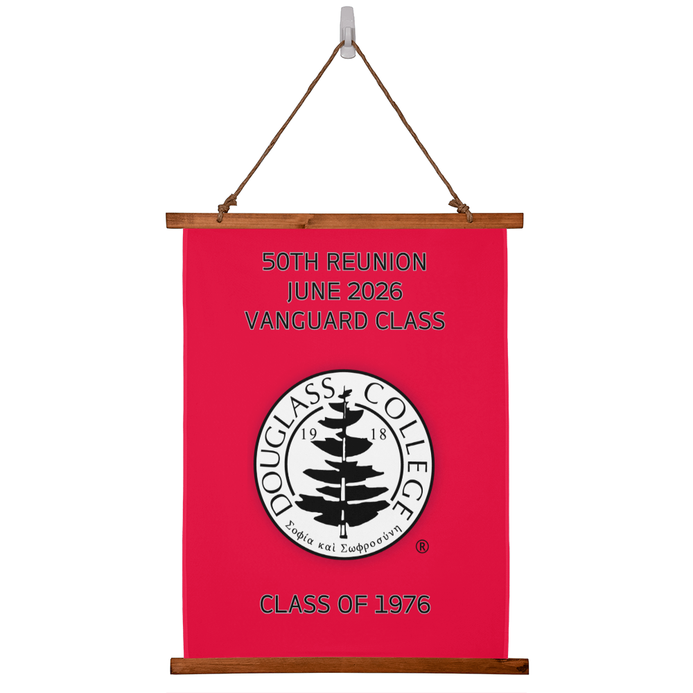 Douglass College Vanguard Class Banner Tapestry - 1976