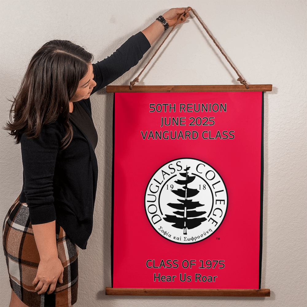 Douglass College Vanguard Class Banner Tapestry - 1975