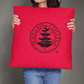 Douglass College Seal Red Classic Pillow