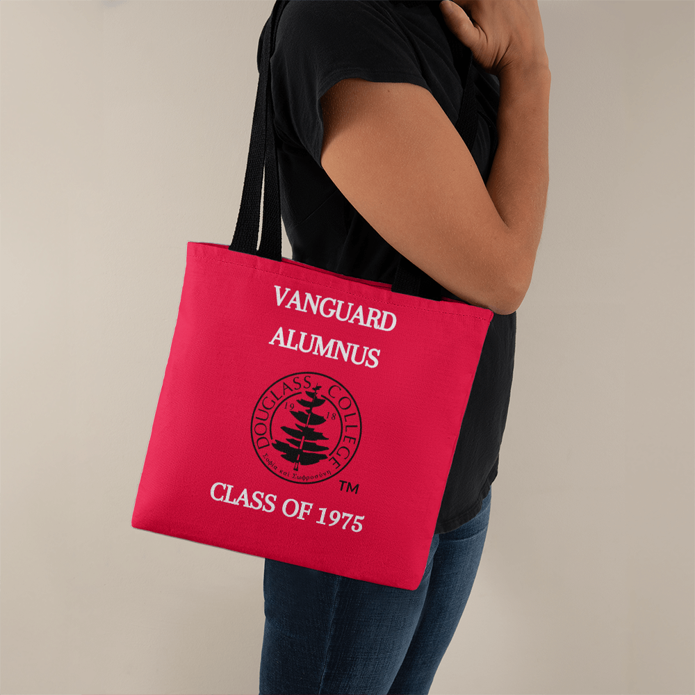 Douglass College Vanguard Alumnus Red Classic Tote Bag - Class of 1975