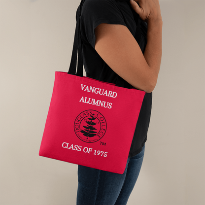 Douglass College Vanguard Alumnus Red Classic Tote Bag - Class of 1975