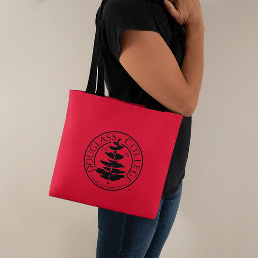 Douglass College Seal - Classic Red Tote Bag - 16"