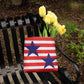 Blue Stars and Red Stripes Canvas Tote