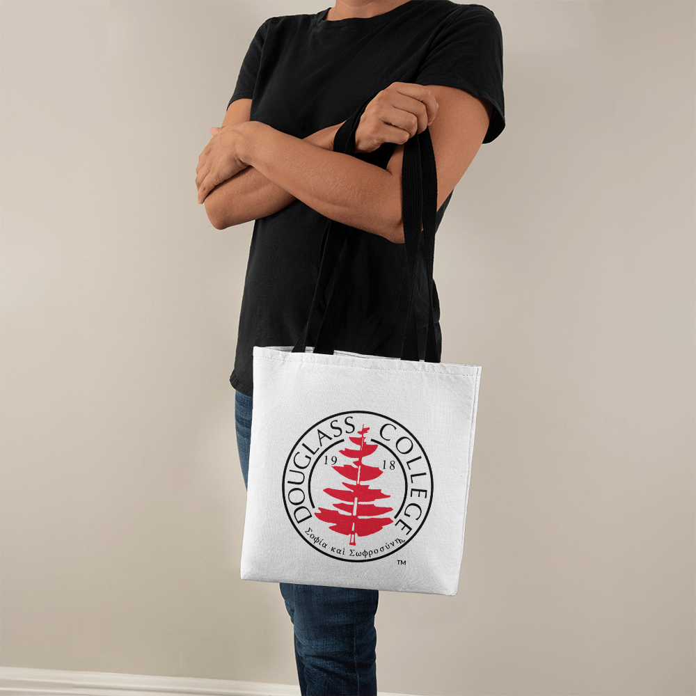 Douglass College Red Seal - White Tote Bag