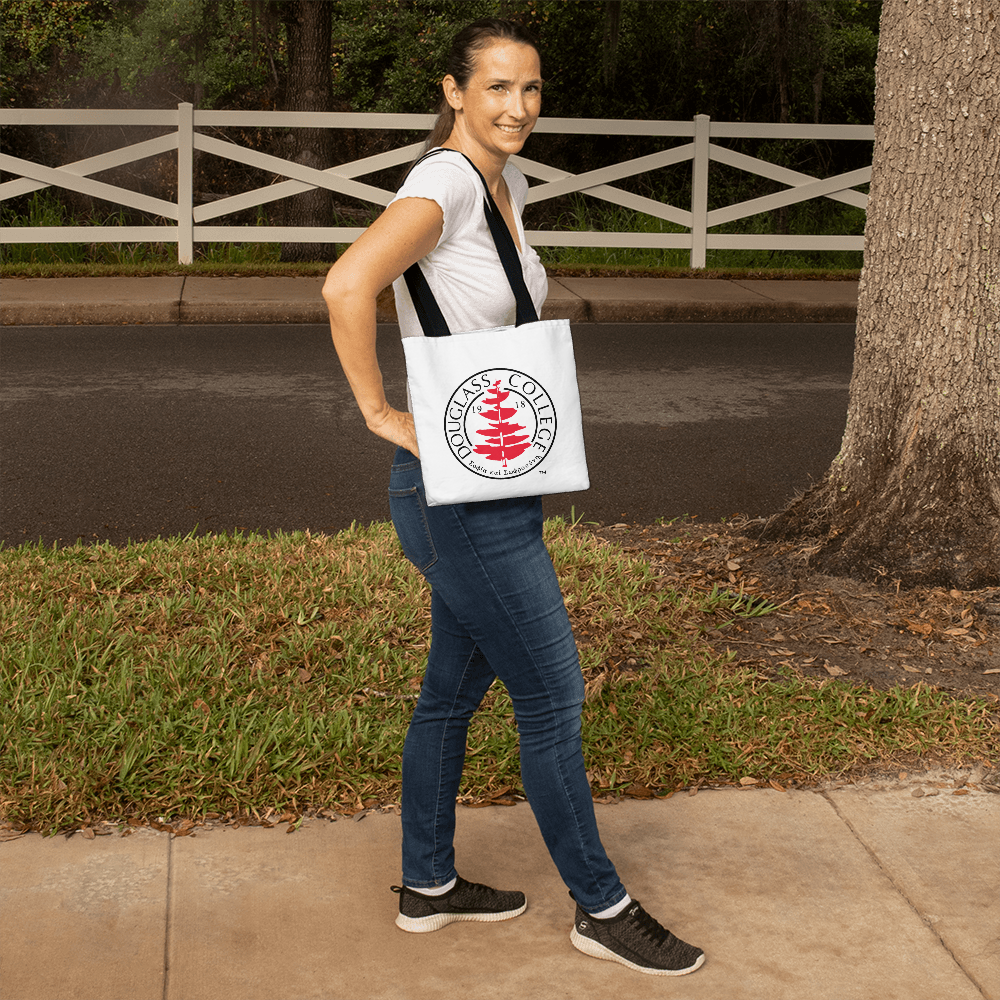 Douglass College Red Seal - White Tote Bag