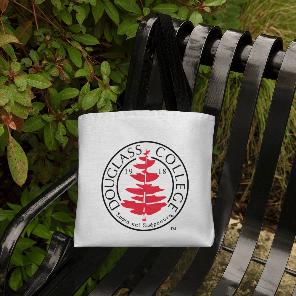 Douglass College Red Seal - White Tote Bag