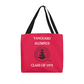 Douglass College Vanguard Alumnus Red Classic Tote Bag - Class of 1975