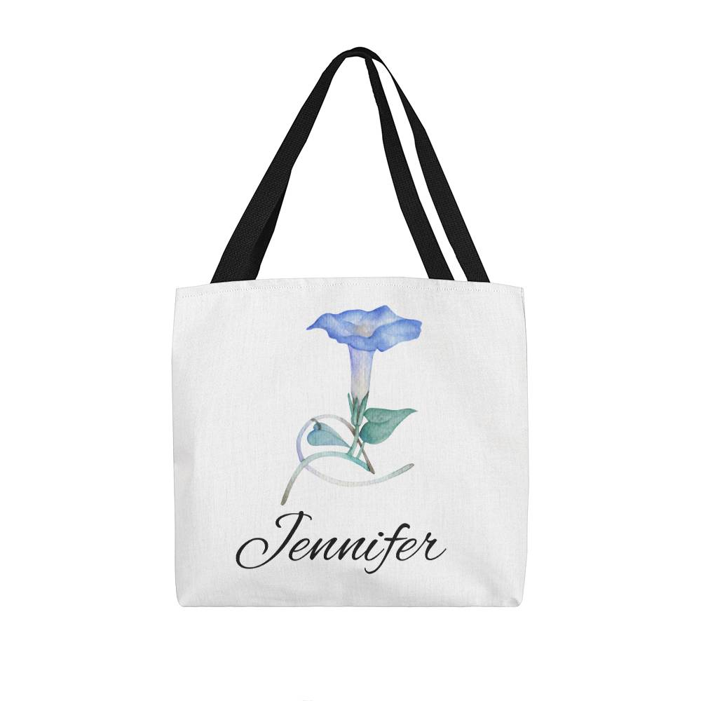 September - Personalized Birth Month Flower Classic Canvas Tote Bag