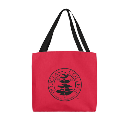 Douglass College Seal - Classic Red Tote Bag - 16"