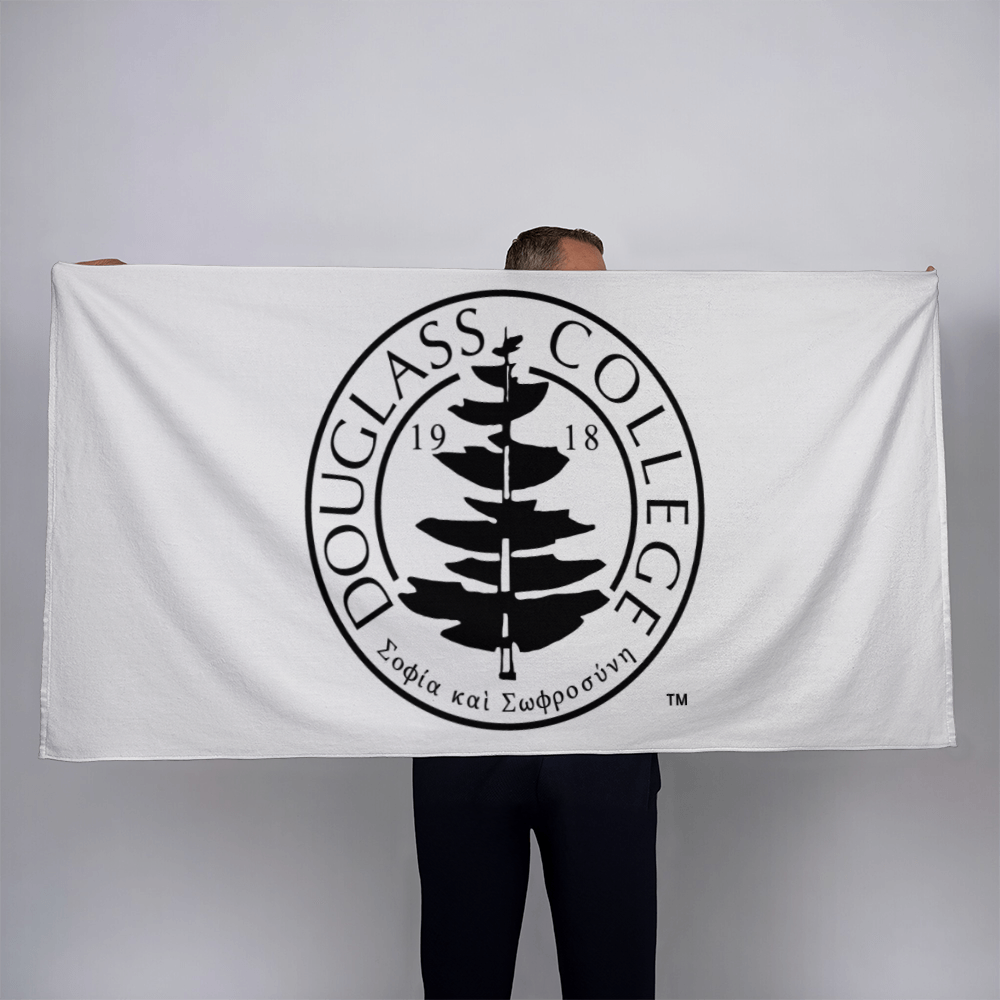 Douglass College Seal Sports Towel