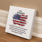 I Pledge Allegiance-American Flag - Gallery Wrapped Canvas Wall Art, Memorial Day, Independance Day, 4th of July, Housewarming Gift
