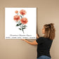 Personalized Birth Month Flower Canvas Wall Art for Mom or Grandma - November Flowers