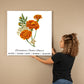 Personalized Birth Month Flower Canvas Wall Art for Mom or Grandma - October