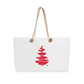 Douglass College Red Pine Tree Weekender Tote Bag