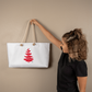 Douglass College Red Pine Tree Weekender Tote Bag