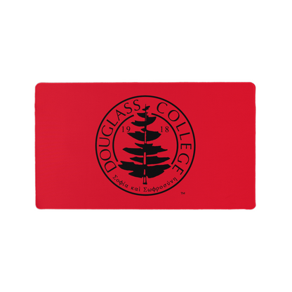 Douglass College Seal Red Gaming/Desk Mat