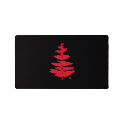 Douglass College Red Pine Tree - Black Gaming/Desk Mat