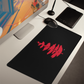 Douglass College Red Pine Tree - Black Gaming/Desk Mat