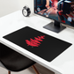 Douglass College Red Pine Tree - Black Gaming/Desk Mat