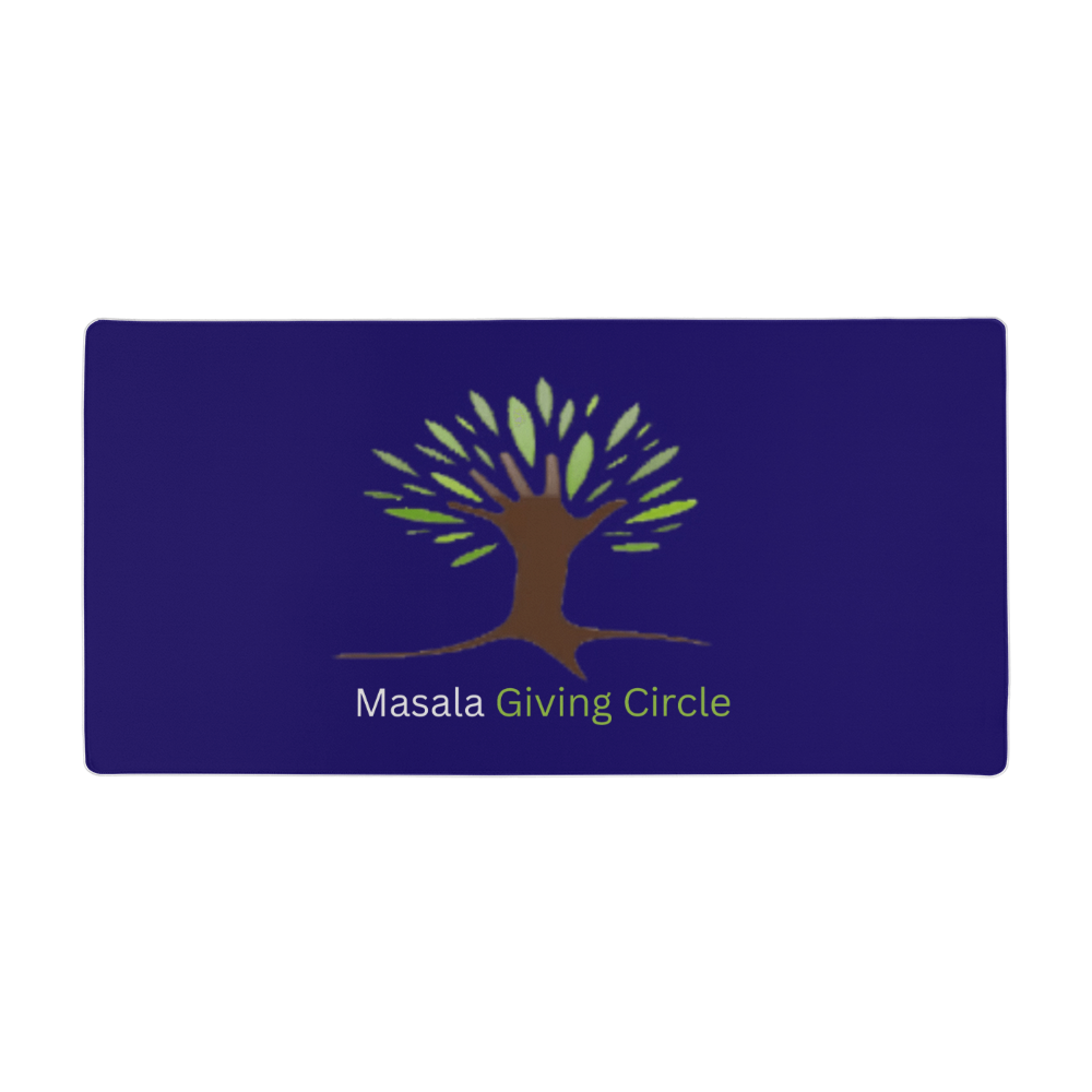 Masala Giving Circle Computer Desk Mat