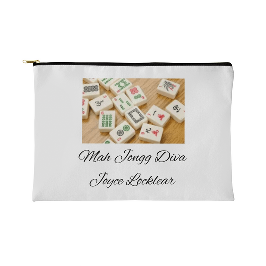 Mah Jongg Diva Joyce Small Makeup Bag