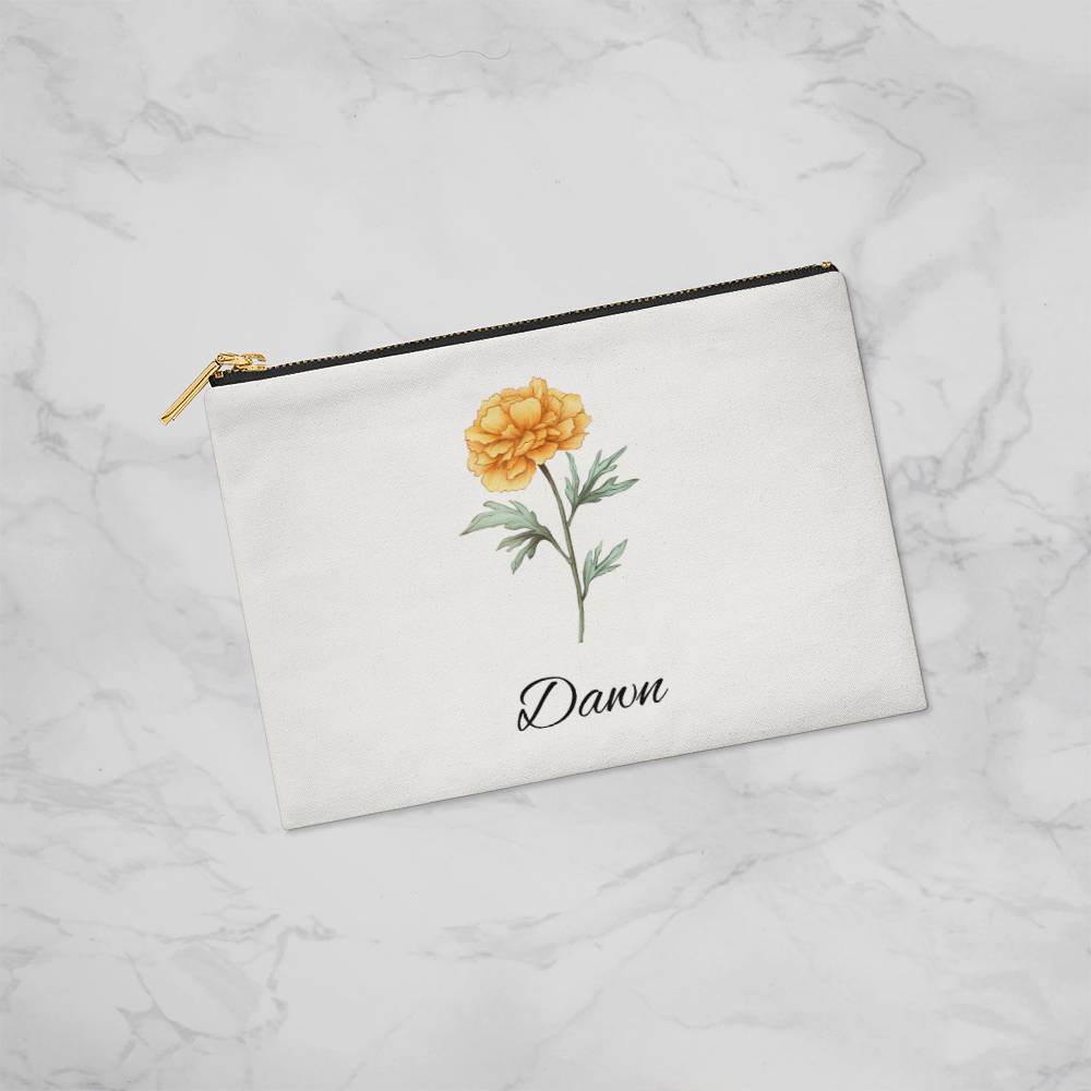 6 Birth Month Flower Makeup Bag for Vasios Law