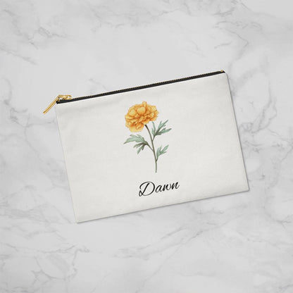 6 Birth Month Flower Makeup Bag for Vasios Law