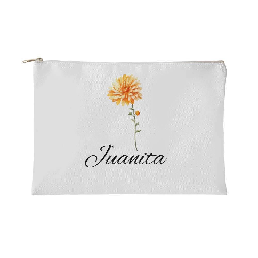 Birth Month Flower Small Pouch for Juanita