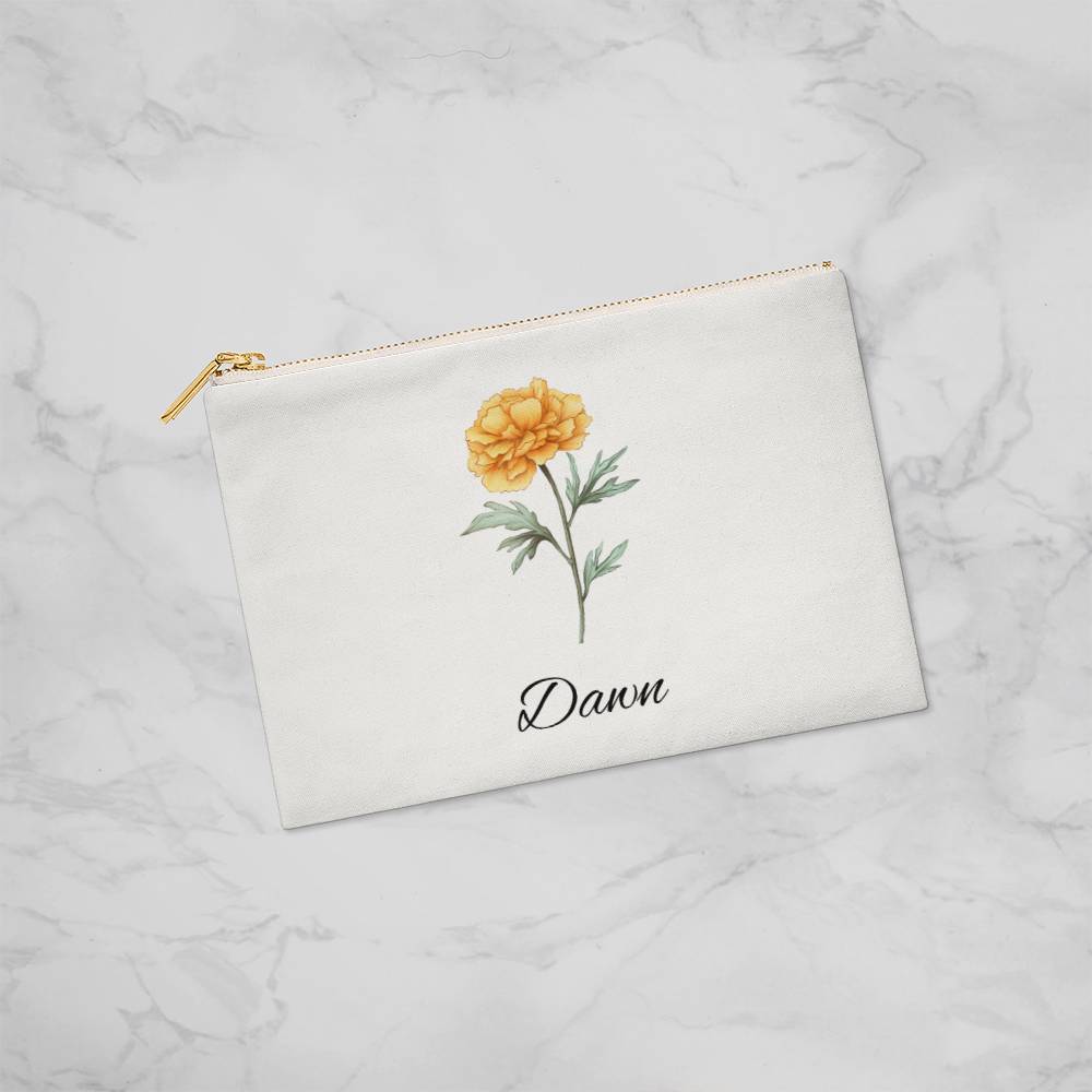 6 Birth Month Flower Makeup Bag for Vasios Law