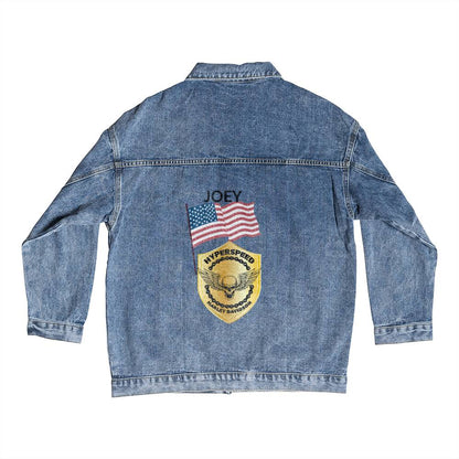 Personalized Men's Harley Hyperspeed Speed Denim Jacket