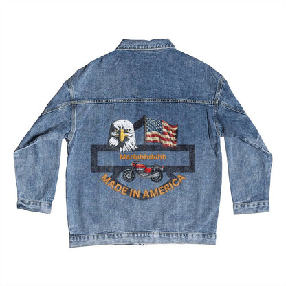 Personalized Men's Made In America Denim Jacket - Mariuhhduhh