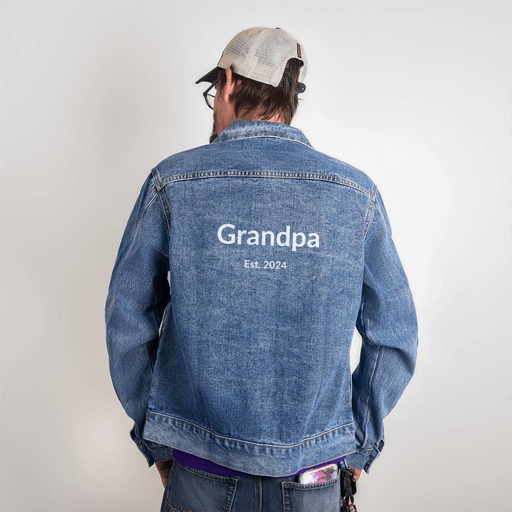 Personalized Grandpa Denim Jacket