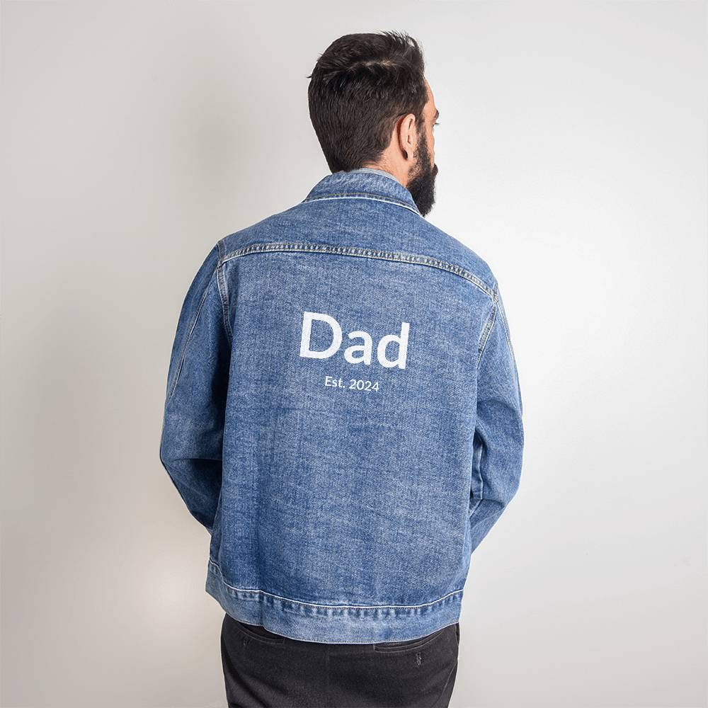 Personalized Dad Denim Jacket