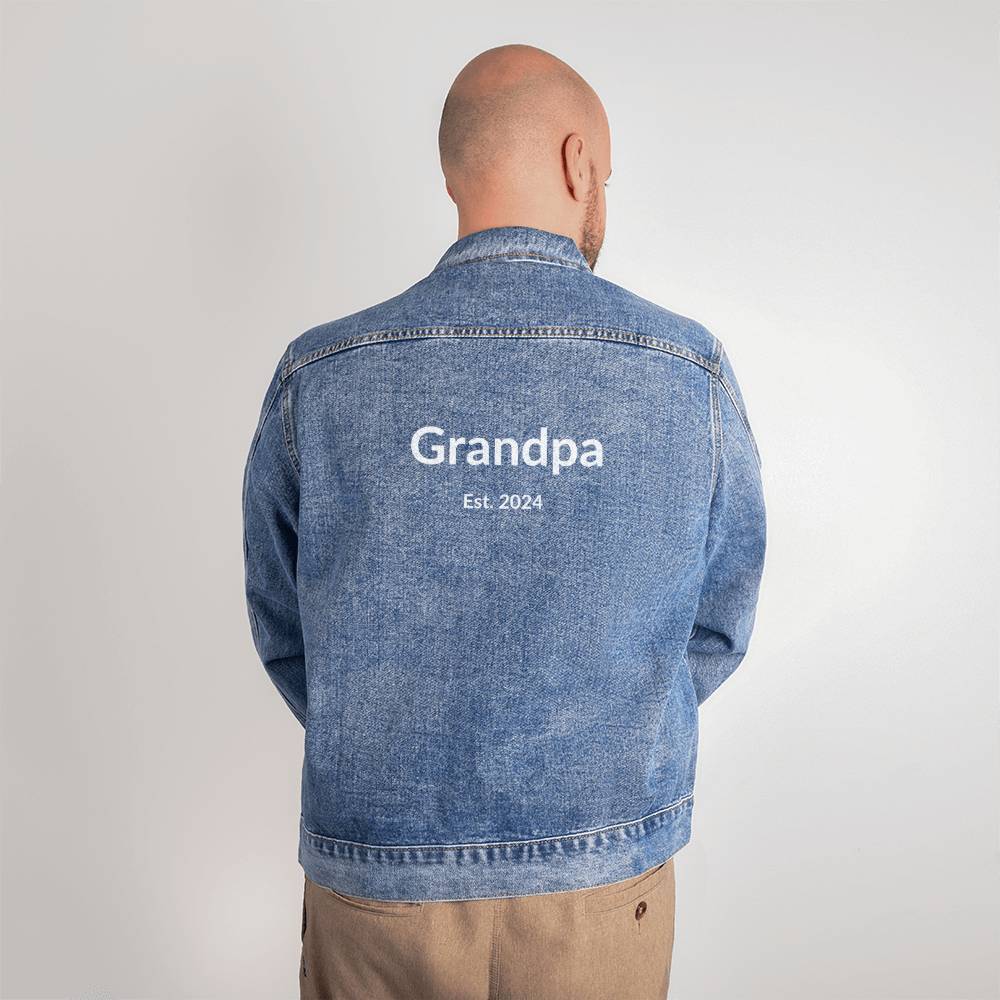 Personalized Grandpa Denim Jacket