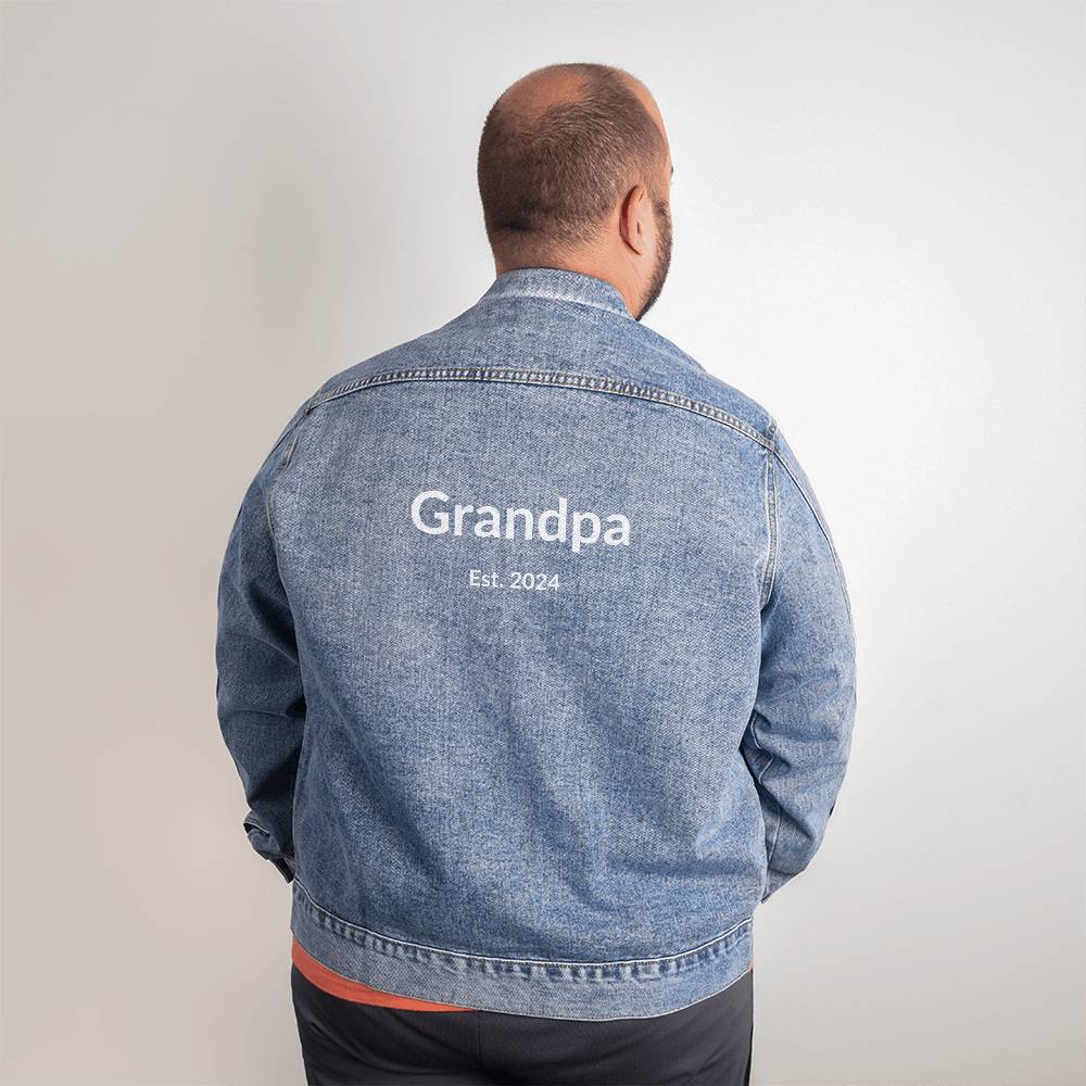 Personalized Grandpa Denim Jacket