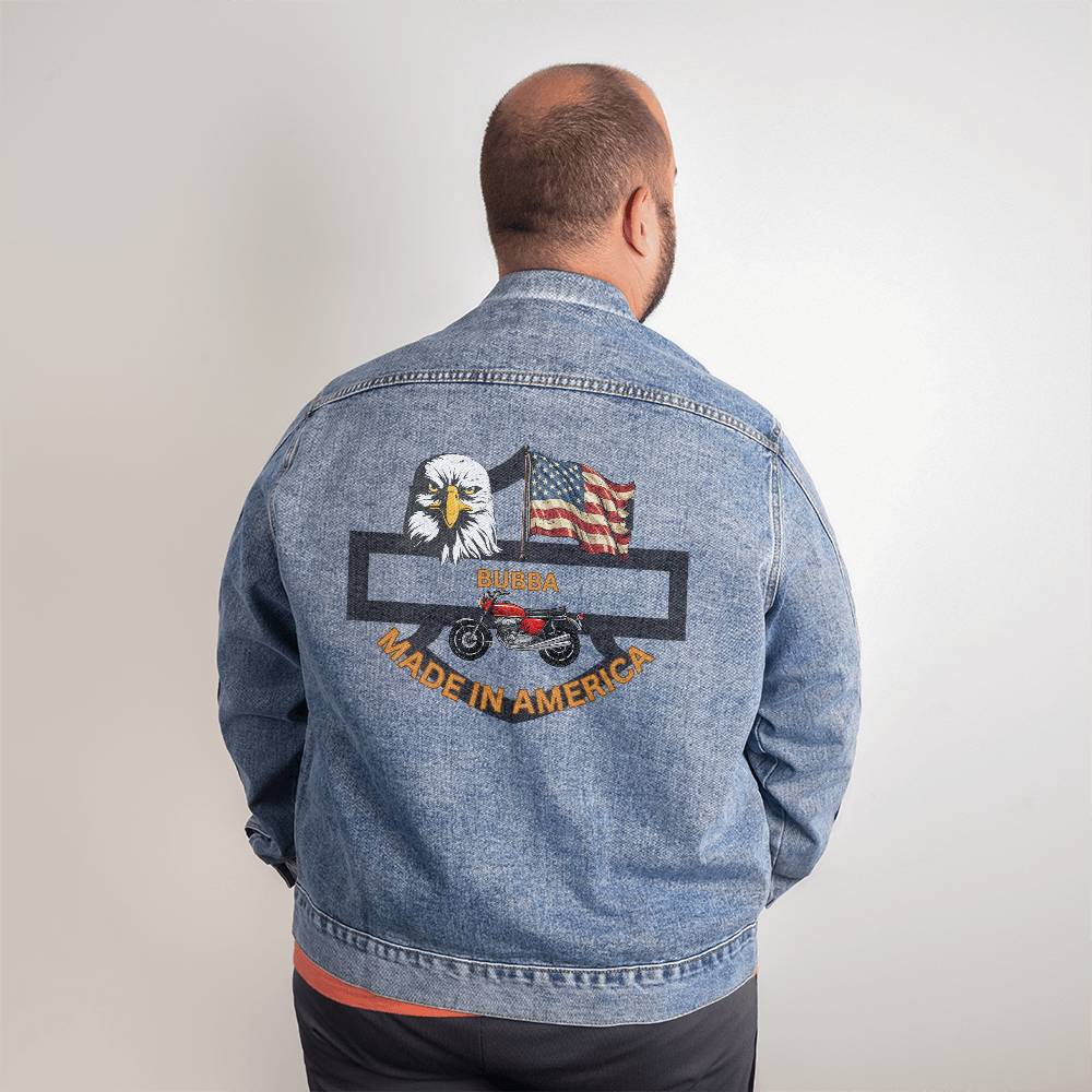 Personalized Men's Made In America Denim Jacket