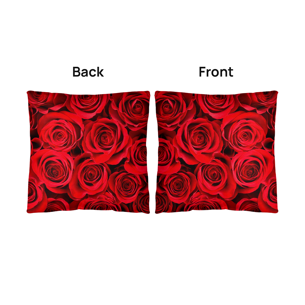 Red Rose Indoor/Outdoor Pillow