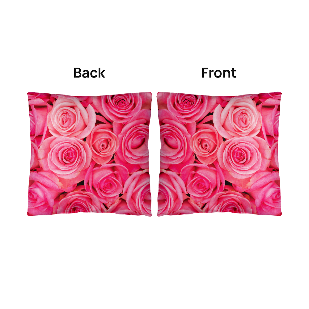 Pink Rose Indoor/Outdoor Pillow