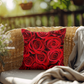 Red Rose Indoor/Outdoor Pillow