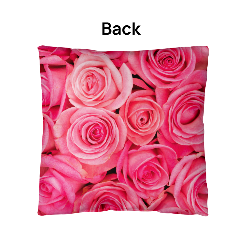 Pink Rose Indoor/Outdoor Pillow