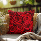 Red Rose Indoor/Outdoor Pillow