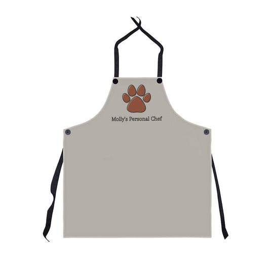 Molly's Personal Chef Dog Dad Apron - Taupe