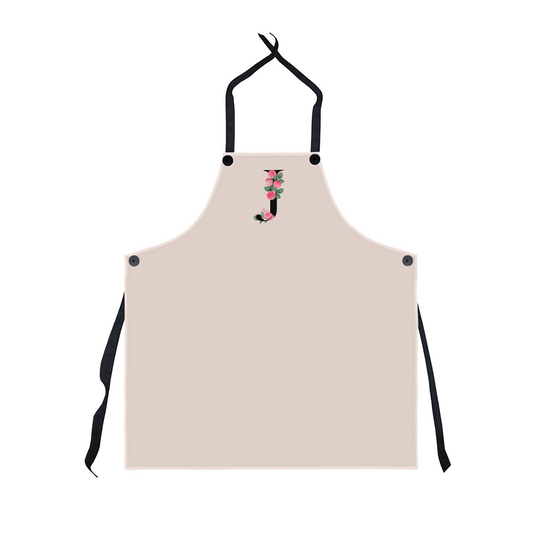Personalized Pink Flowers Apron - Jessica