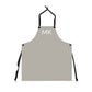 Dad’s Apron with Initials. - Grey Personalized Initial Bar/Workshop Apron -